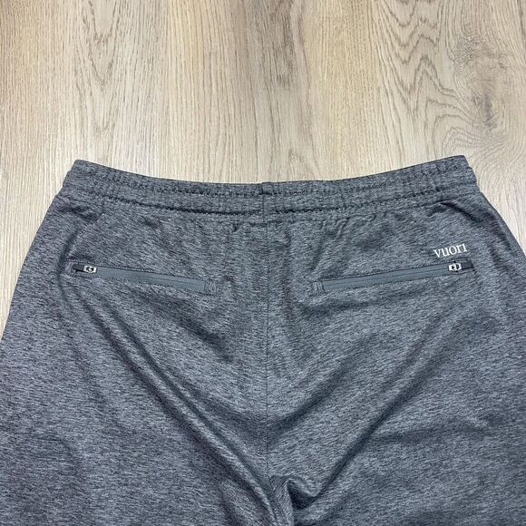 Vuori Jogger Pants Mens Medium Gray Sunday Performance Zip Pocket Stretch - Picture 7 of 12
